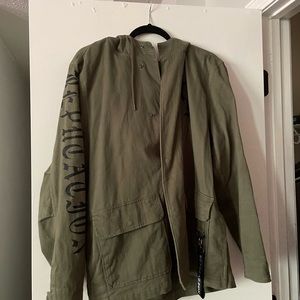 Taylor Swift green snake reputation tour jacket sz large keychain included